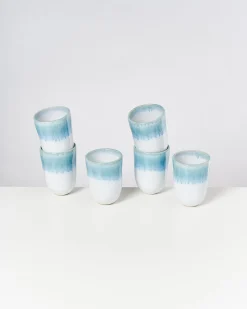 Motel a Miio Alcachofra Becher groß 6er-Set grünblau Hot