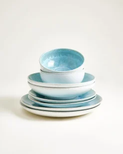 Motel a Miio Alcachofra Geschirr-Set 8-teilig grünblau