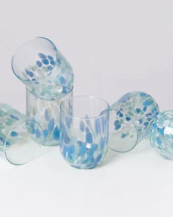 Motel a Miio Alegria Glas groß 6er-Set blau Outlet