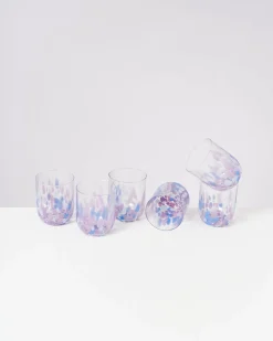 Motel a Miio Alegria Glas groß 6er-Set lila blau Hot