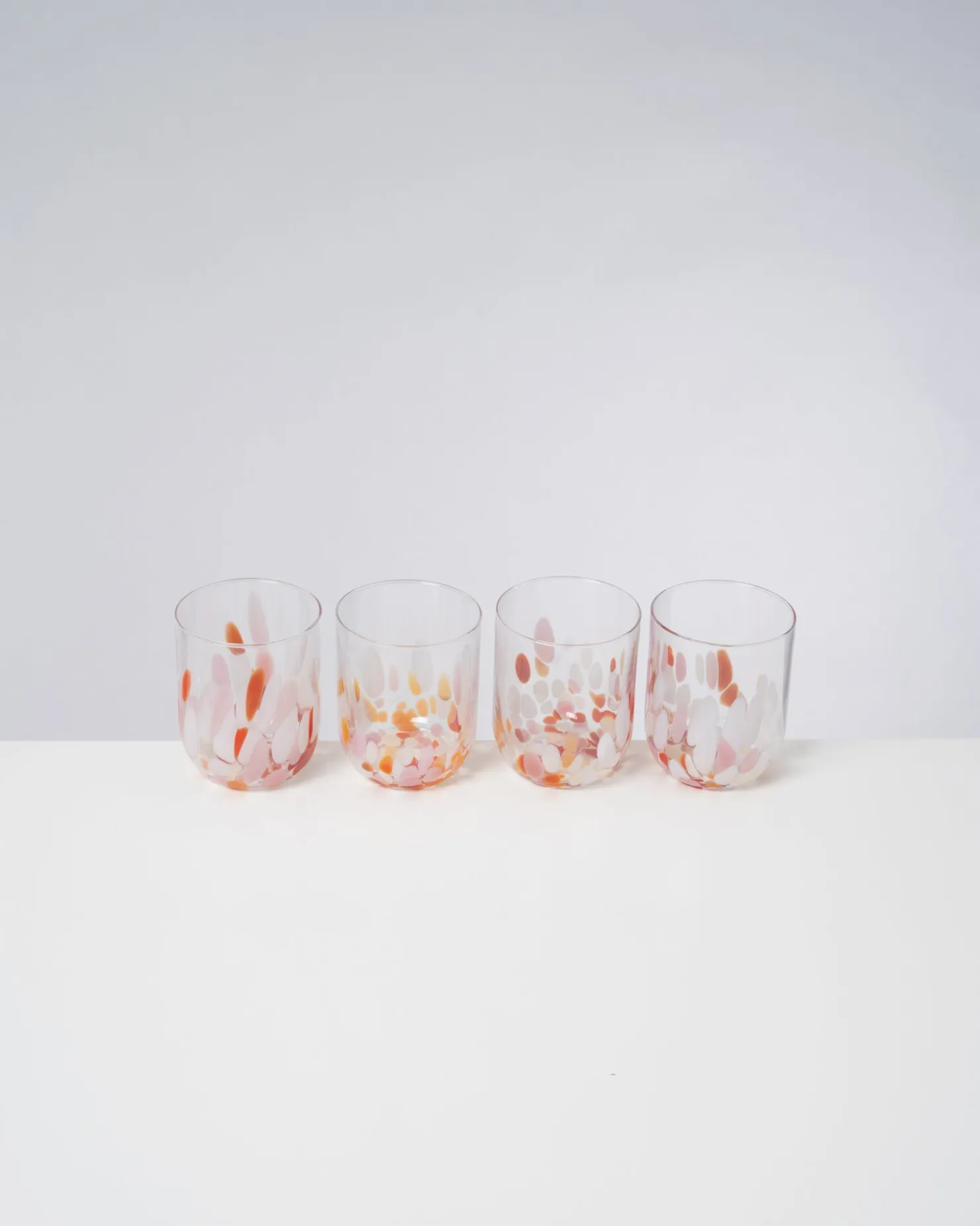 Motel a Miio Alegria Glas groß 4er-Set rosé coral Best