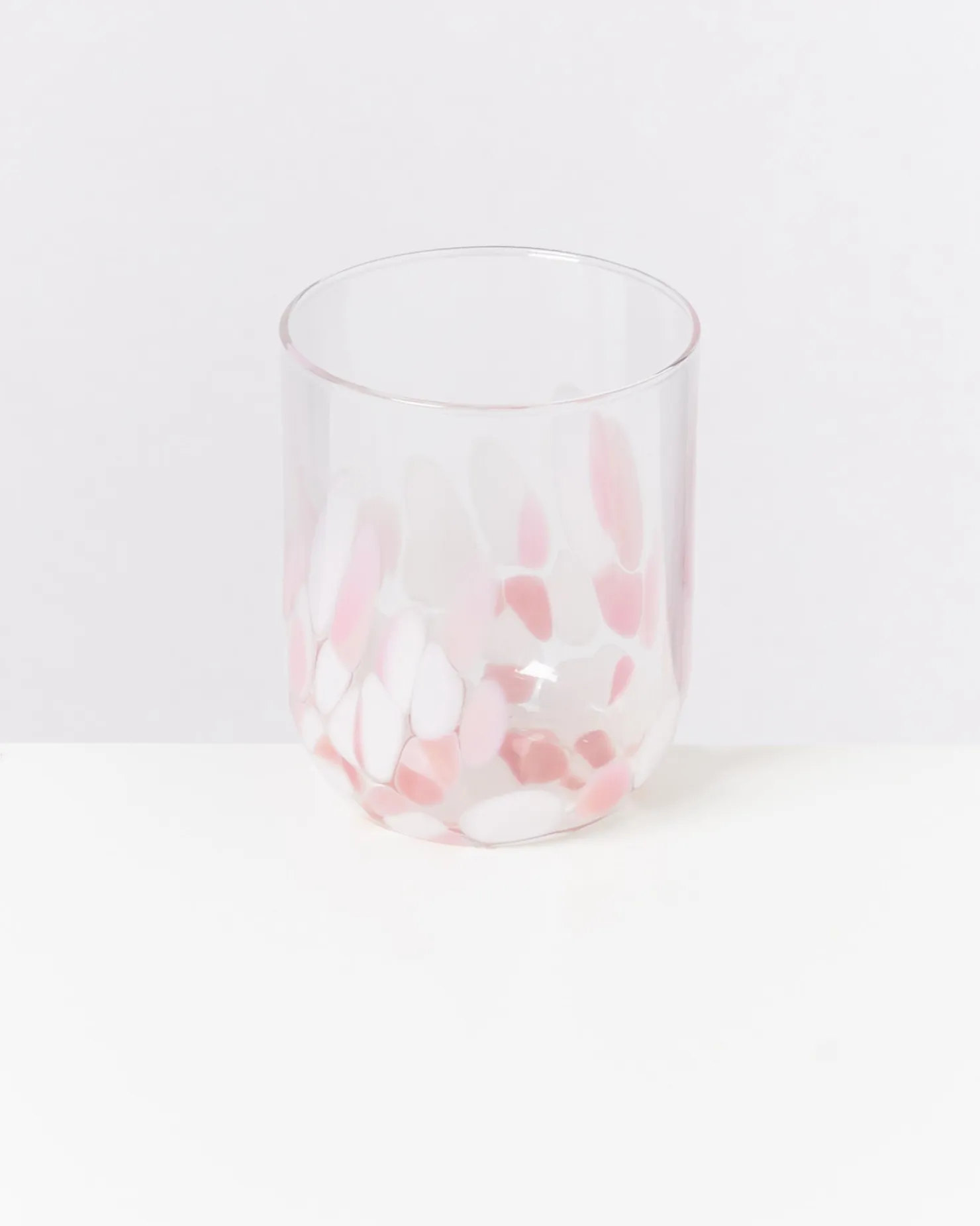 Motel a Miio Alegria Glas groß rosé weiß Clearance