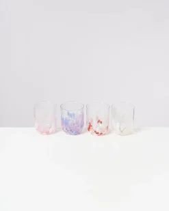 Motel a Miio Alegria Glas groß rosé weiß Clearance