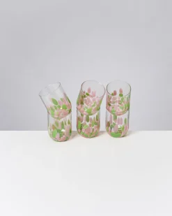 Motel a Miio Alegria Glas groß 6er-Set rosa grün Best