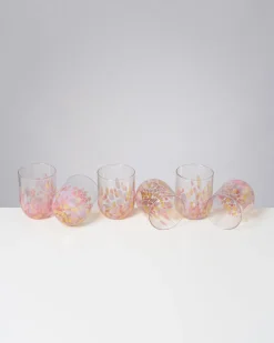 Motel a Miio Alegria Glas groß 6er-Set rosa sand
