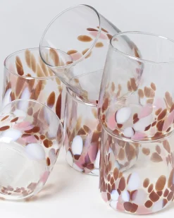 Motel a Miio Alegria Glas klein 6er-Set bernstein rosa Online