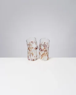 Motel a Miio Alegria Glas klein 4er-Set bernstein sand Outlet