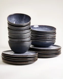 Motel a Miio Areia Geschirr-Set 24-teilig schwarz Sale
