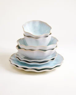 Motel a Miio Areia Geschirr-Set shell 8-teilig azur Sale