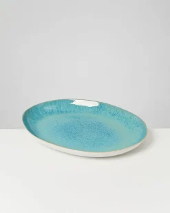 Motel a Miio Areia Servierplatte XL oval aqua New