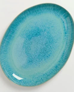 Motel a Miio Areia Servierplatte XL oval aqua New