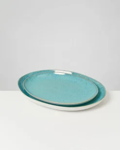 Motel a Miio Areia Servierplatte XL oval aqua New