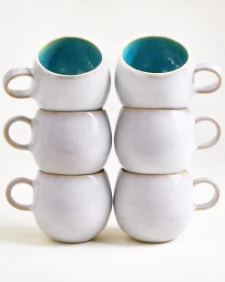Motel a Miio Areia Tasse groß 6er-Set aqua Best