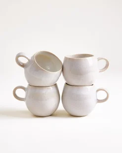 Motel a Miio Areia Tasse klein 4er-Set weiß