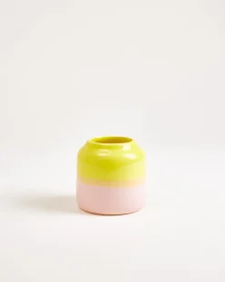 Motel a Miio Bebé Vase S gelb rosé New