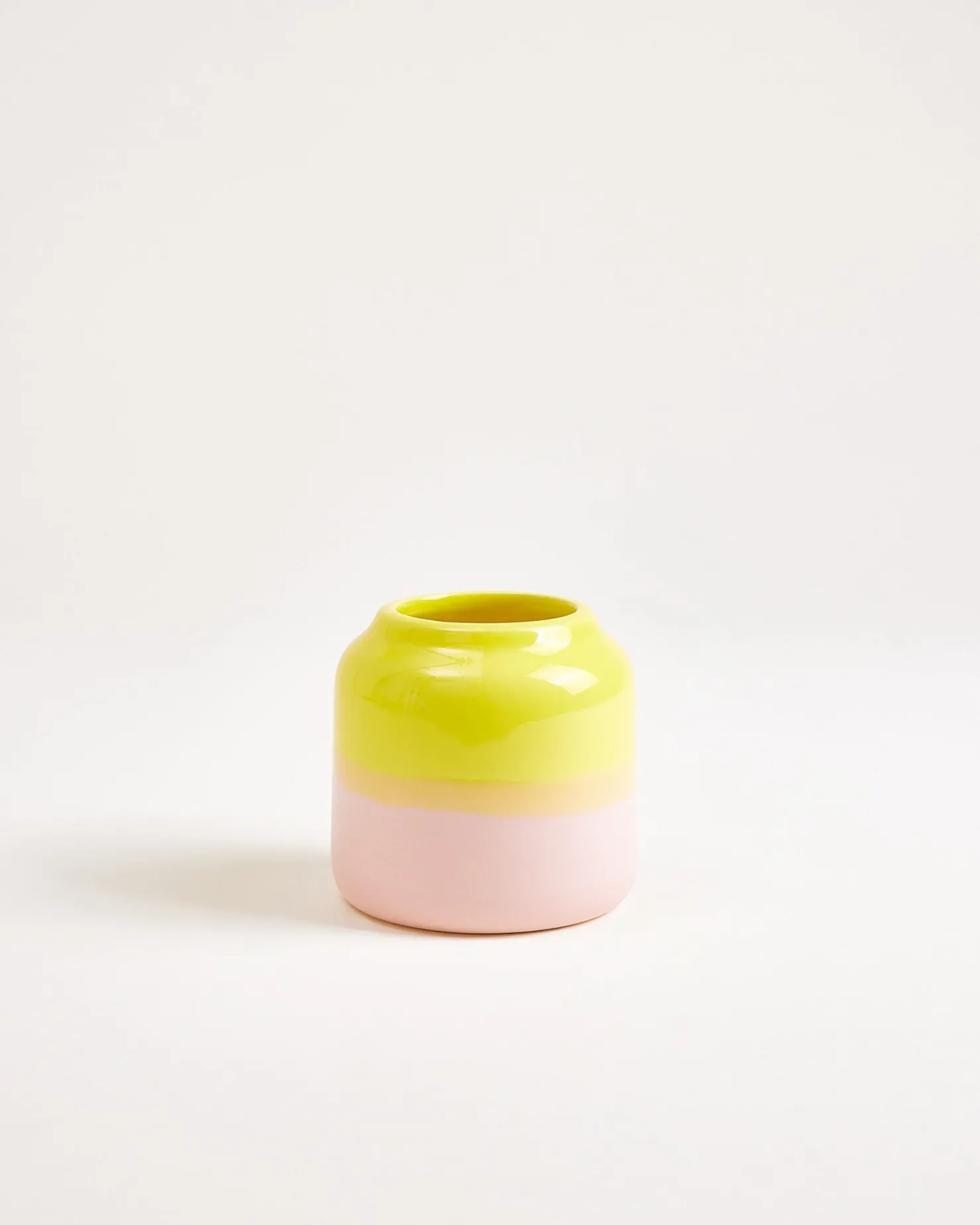 Motel a Miio Bebé Vase S gelb rosé New