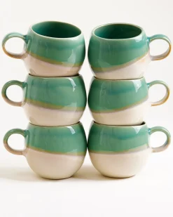 Motel a Miio Bica Tasse groß 6er-Set hellgrün sand Sale