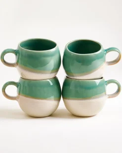 Motel a Miio Bica Tasse groß 4er-Set hellgrün sand