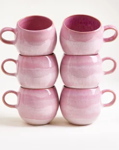 Motel a Miio Bica Tasse groß 6er-Set pink Clearance