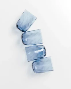 Motel a Miio Calma Glas groß swirl 4er-Set blau Best