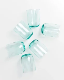 Motel a Miio Calma Glas groß swirl 6er-Set grün Online