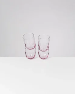 Motel a Miio Calma Glas groß swirl 4er-Set lila Online