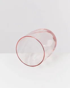 Motel a Miio Calma Glas groß swirl 4er-Set rosé