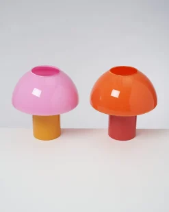 Motel a Miio Cogumelo Glaslampe orange rot Hot