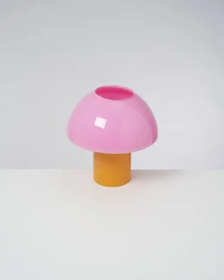 Motel a Miio Cogumelo Glaslampe rosa gelb Discount