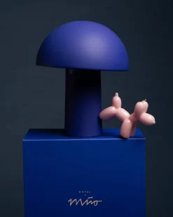 Motel a Miio Cogumelo Keramiklampe dunkelblau New
