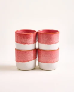 Motel a Miio Coimbra Becher groß 4er-Set pink Clearance