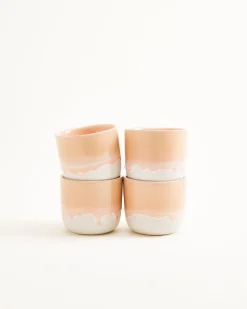 Motel a Miio Coimbra Becher klein 4er-Set apricot