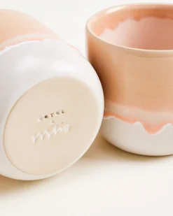 Motel a Miio Coimbra Becher klein 4er-Set apricot
