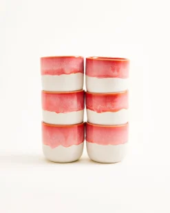 Motel a Miio Coimbra Becher klein 6er-Set pink Sale