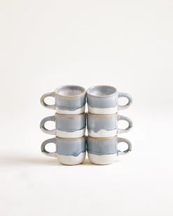 Motel a Miio Coimbra Espressotasse 6er-Set graublau Hot