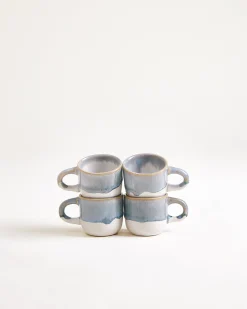 Motel a Miio Coimbra Espressotasse 4er-Set graublau Clearance