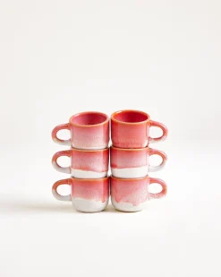Motel a Miio Coimbra Espressotasse 6er-Set pink
