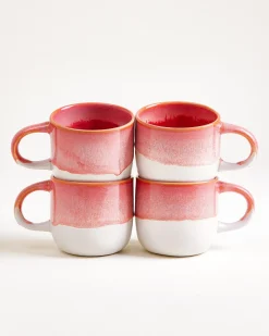 Motel a Miio Coimbra Tasse groß 4er-Set pink Hot