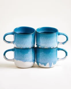 Motel a Miio Coimbra Tasse groß 4er-Set türkis Clearance