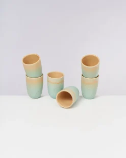 Motel a Miio Copa Alto Becher groß 6er-Set apricot mint Discount