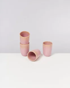 Motel a Miio Copa Alto Becher groß 4er-Set gelb rosé Outlet