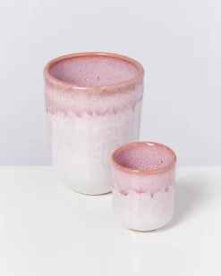 Motel a Miio Copa Alto Becher groß rosa weiß Hot