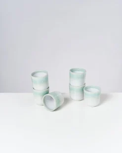 Motel a Miio Copa Alto Becher klein 6er-Set mint weiß Best