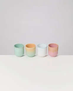 Motel a Miio Copa Alto Becher klein Pastel Whsiper 4er-Set mix Hot