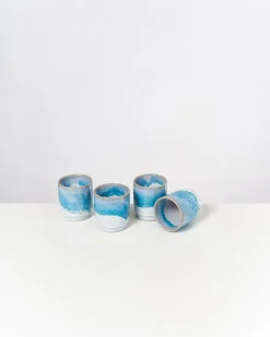 Motel a Miio Cordoama Becher klein 4er-Set aqua