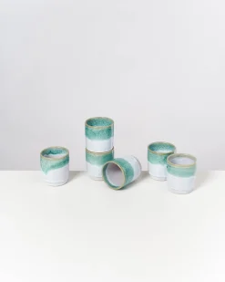 Motel a Miio Cordoama Becher klein 6er-Set mint Clearance