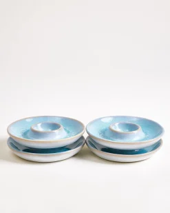 Motel a Miio Cordoama Eierbecher 4er-Set aqua Clearance