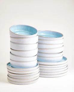 Motel a Miio Cordoama Geschirr-Set 24-teilig aqua Hot