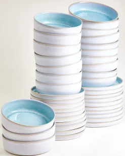 Motel a Miio Cordoama Geschirr-Set 40-teilig aqua Hot