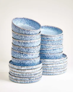 Motel a Miio Cordoama Geschirr-Set 24-teilig blau Clearance